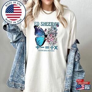 Butterfly T-Shirt Equals Tour Shirts The Mathematics World Shirt Classic